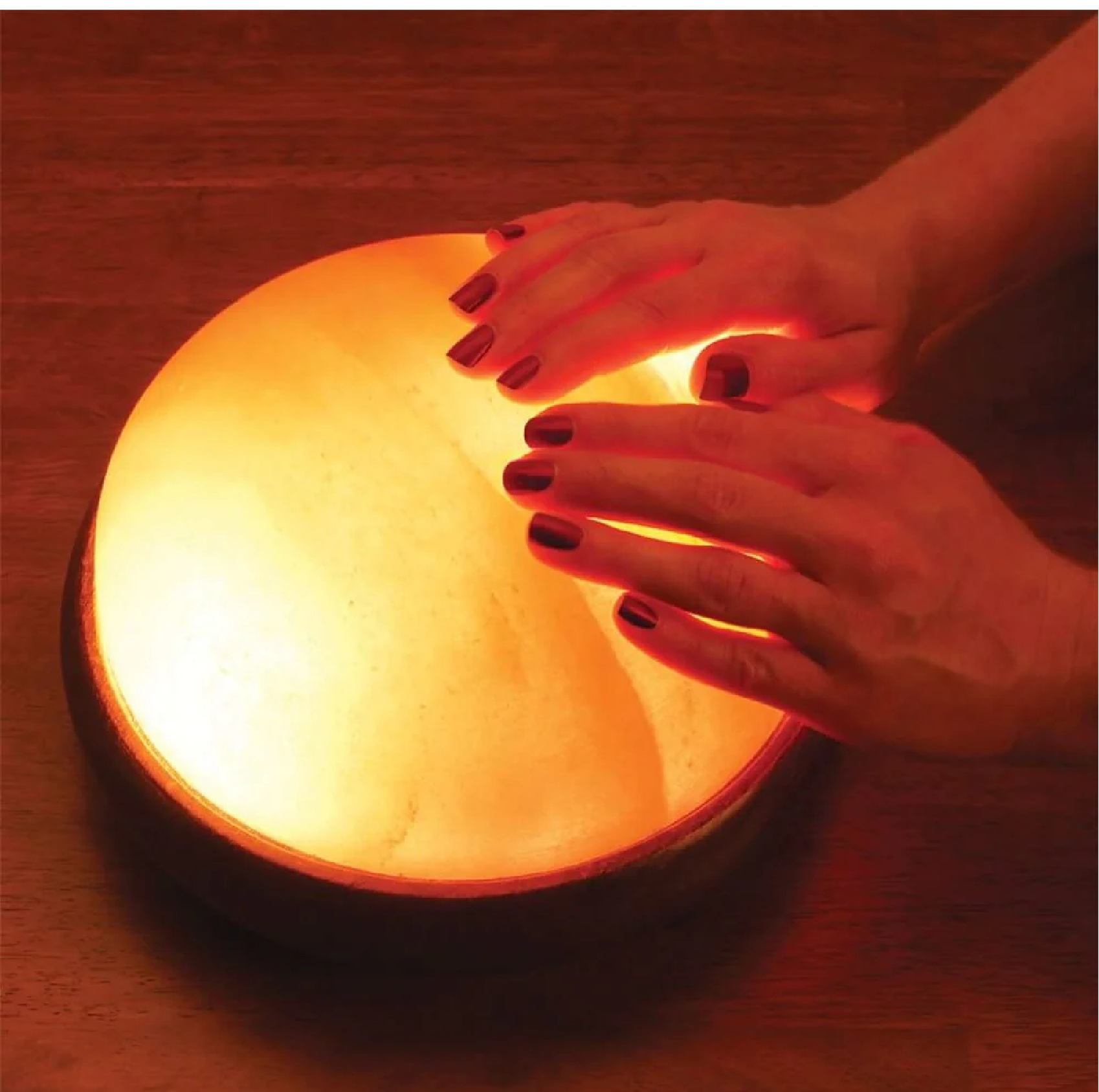 Himalayan salt detox lamp for hands -  Salt n Soul